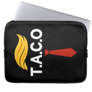 Taco Trump Always Chickens Out Laptop Sleeve