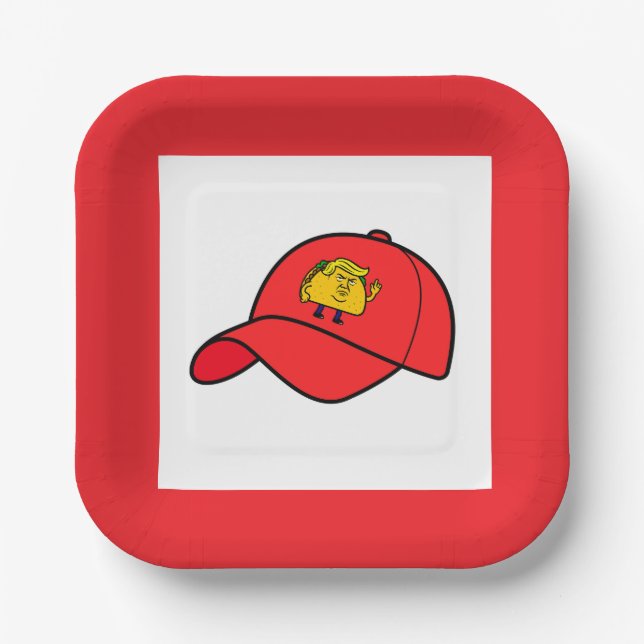 Taco Trump Party Plates (Front)