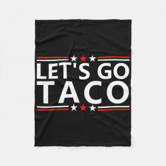 Taco Trump Tee Trump Always Chickens Out Shirt Let Fleece Blanket