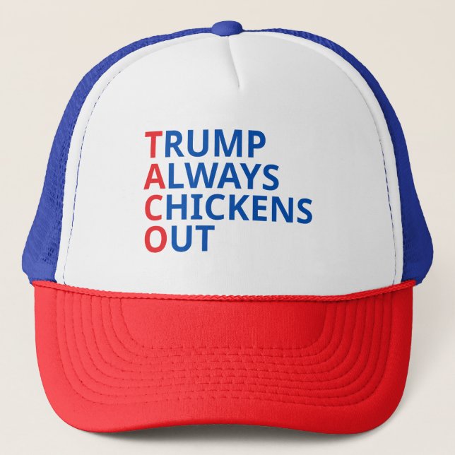 Taco trump trucker hat (Front)