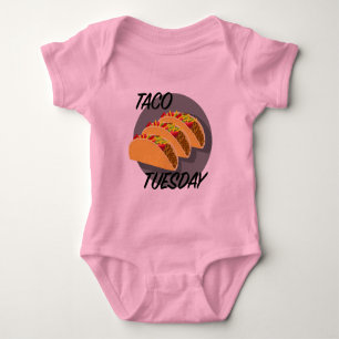 Taco Tuesday Design - Baby Jersey Bodysuit