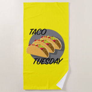 Taco Tuesday Design - Beach Towel