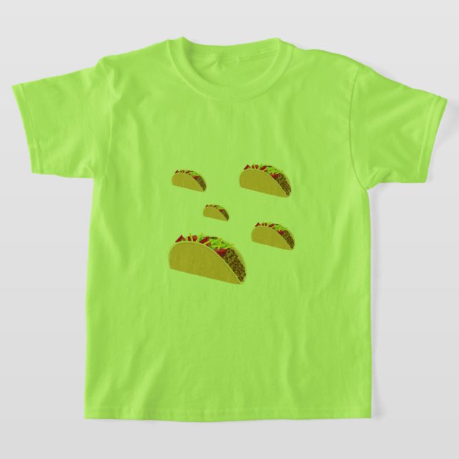 Taco Tuesday Design - Kids' Basic T-Shirt (Laydown)