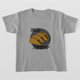 Taco Tuesday Design - Kids' Basic T-Shirt