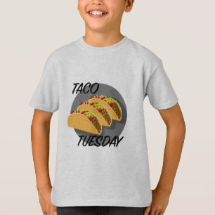 Taco Tuesday Design - Kids' Basic T-Shirt