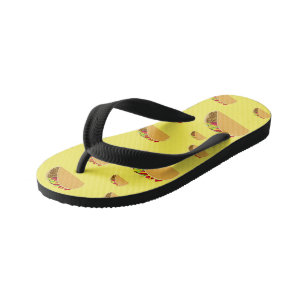 Taco Tuesday Design - Kids Flip Flops