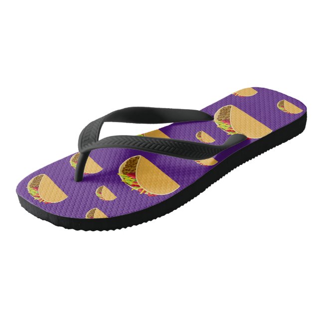 Taco Tuesday Design - Kids Flip Flops (Angled)