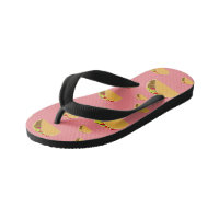 Taco Tuesday Design - Kids Flip Flops