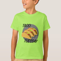 Taco Tuesday Design - T-Shirt de base pour enfants