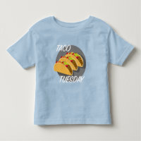 Taco Tuesday Design - Toddler Fine Jersey T-Shirt