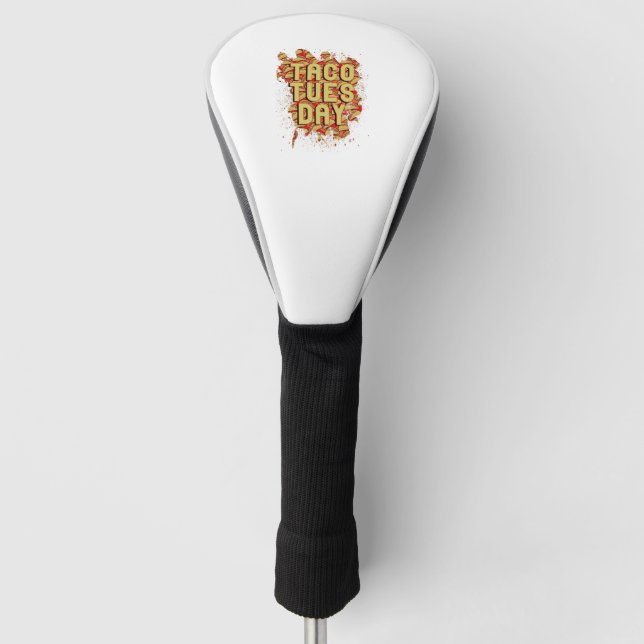Taco Tuesday Golf Head Cover (Front)