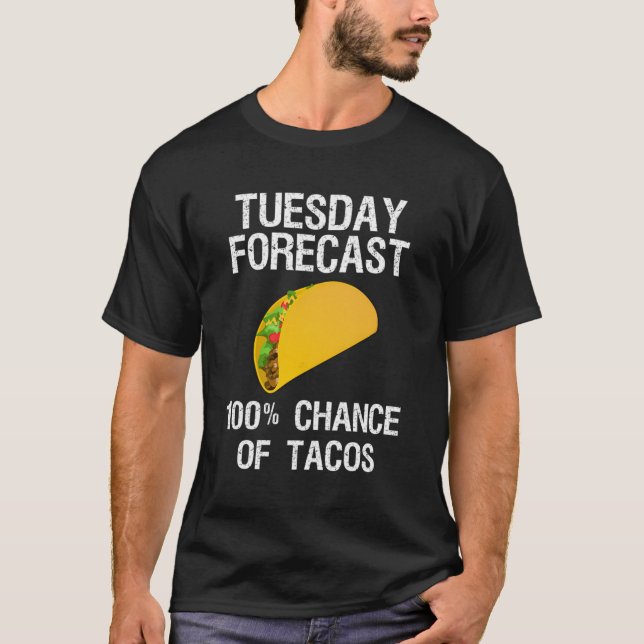 Taco Tuesday Long Sleeve Shirt - Funny Taco Foreca (Front)