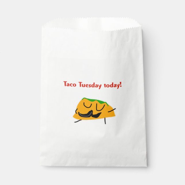 Taco Tuesday today! Favour Bag (Front)