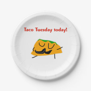 Taco Tuesday today! Paper Plate