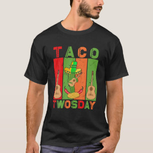 Taco Twosday and Mexican Vihuela Chili Cactus and T-Shirt