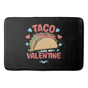 Taco-valentine Bath Mat