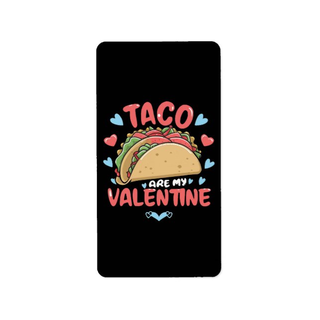 Taco-valentine Label (Front)