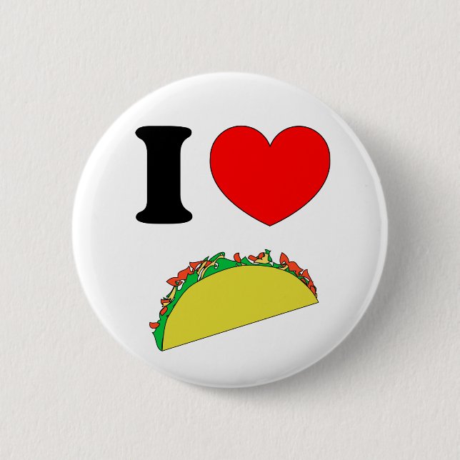 Taco Wear 2 Inch Round Button (Front)