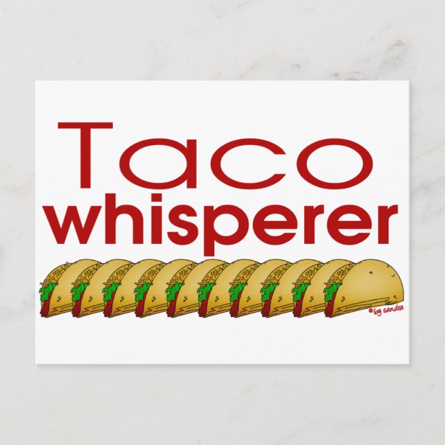 Taco Whisperer Postcard (Front)