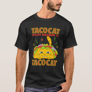 Tacocat Costume Funny Cat Taco Lover Kitty Tacos F T-Shirt
