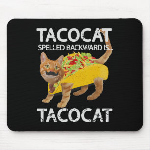Tacocat Funny Cat Taco Lover Tee Kitty Tacos Shirt Mouse Pad