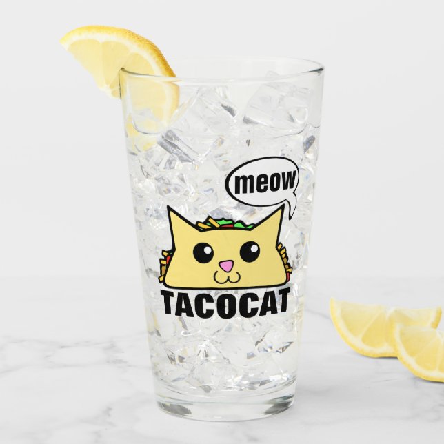 Tacocat Meow Glass (Front Ice)