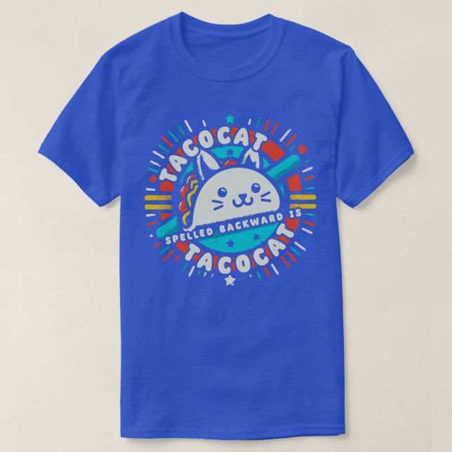 Tacocat Spelled Backward Is Tacocat T-Shirt (Design Front)