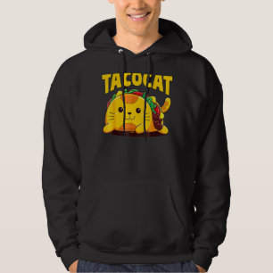 Tacocat Spelled Backwards Cat Taco Mexican 1 Hoodie