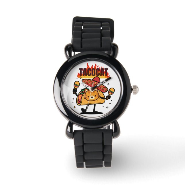 Tacocat Spelled Backwards Is Tacocat Watch (Front)