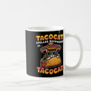 Tacocat Spelled Backwards Shirt Taco Cat Cinco De Coffee Mug