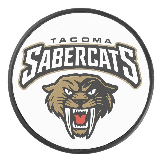 Tacoma Sabercats Modern Puck (Front)