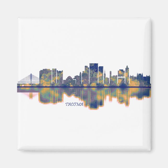Tacoma Skyline Magnet (Front)