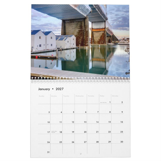 Tacoma, WA. City calendar 2013. (Jan 2027)