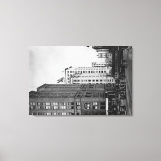 Tacoma, WA - Downtown Main Streets View Canvas Print