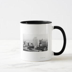 Tacoma, WA Skyline View from Winthrop Hotel Mug
