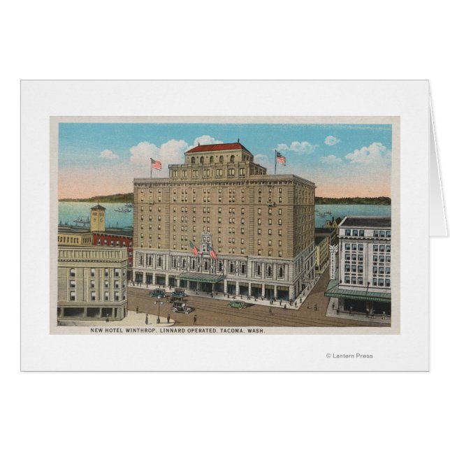 Tacoma, WA - View of Hotel Winthrop (Front Horizontal)