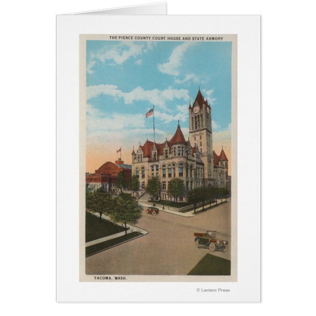 Tacoma, WA - View of Pierce County Court House (Front)