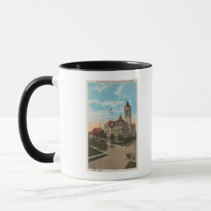 Tacoma, WA - View of Pierce County Court House Mug