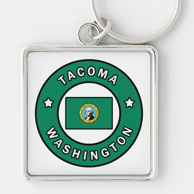 Tacoma Washington Keychain (Front)