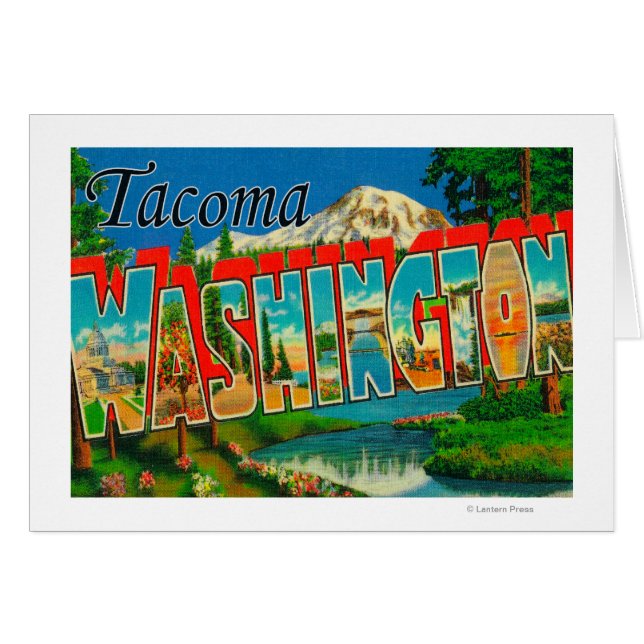 Tacoma, Washington - Large Letter Scenes (Front Horizontal)