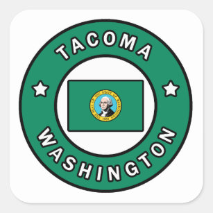 Tacoma Washington Square Sticker