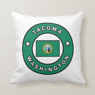 Tacoma Washington Throw Pillow