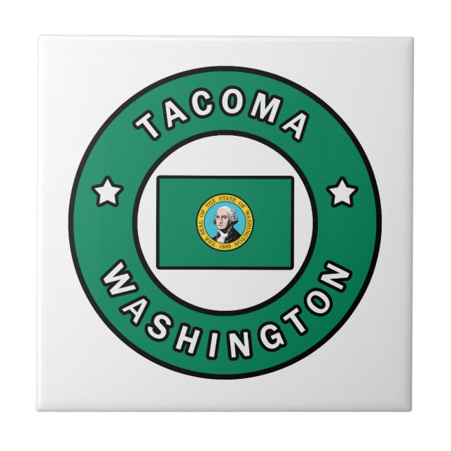 Tacoma Washington Tile (Front)
