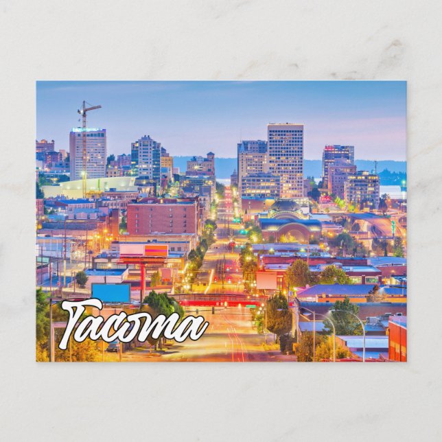 Tacoma, Washington, USA Postcard (Front)