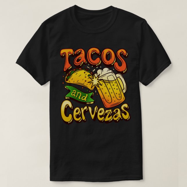 Tacos And s Taco Tuesday Celebration T-Shirt (Design Front)