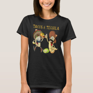 Tacos And Tequila Patron Tequila Mens Tequila Haku T-Shirt