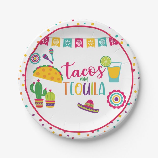 Tacos and Tequila Plate - WH (Front)