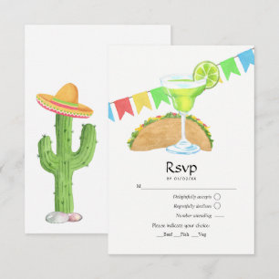 Tacos and Tequila RSVP Card