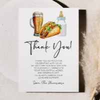 Tacos Brews and Diapers Too! Baby Shower