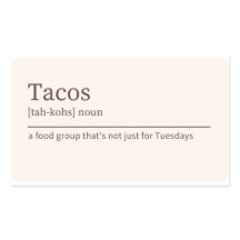 Tacos definition sticker